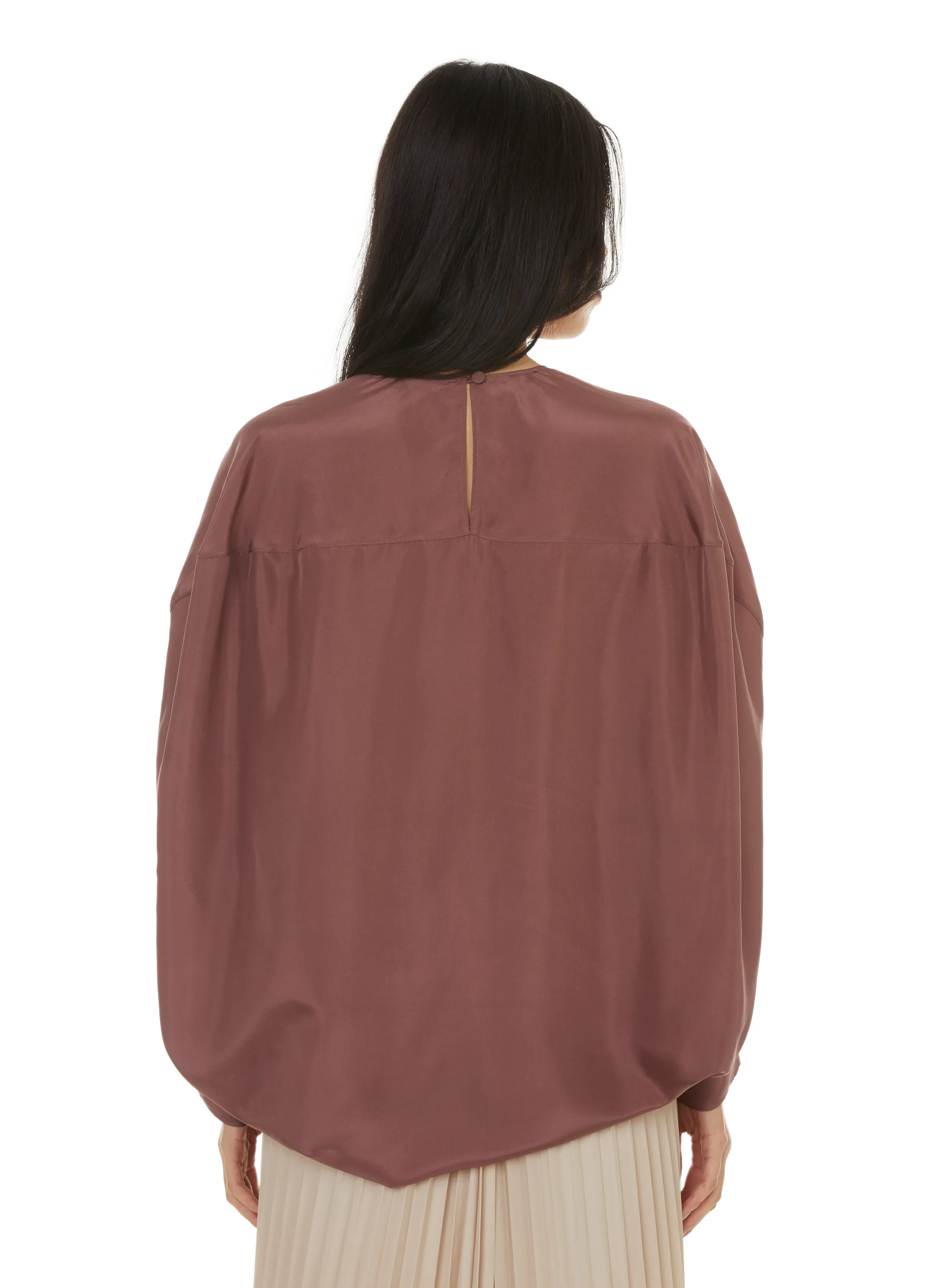 AEYDE  Sandales à talon Elise en cuir - Marron