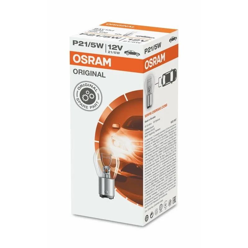 Ampoule OSRAM Original Line P21/5W 12V 21/5W - x10 - piecemotoquad
