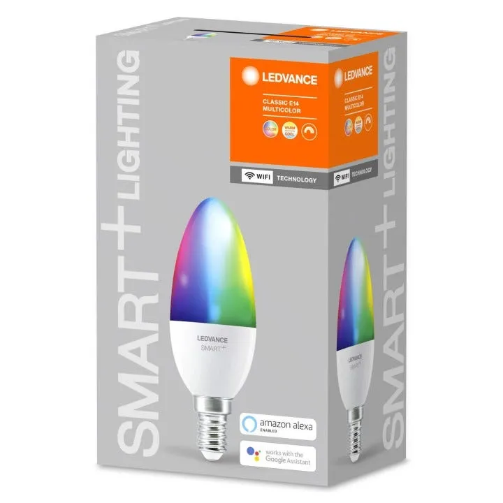 Ampoule Smart+ WIFI flamme dépolie 40W E14 OSRAM