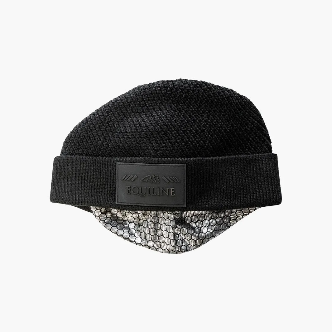 BONNET NOIR AVEC TECHNOLOGIE E-TRW |  EQUILINE