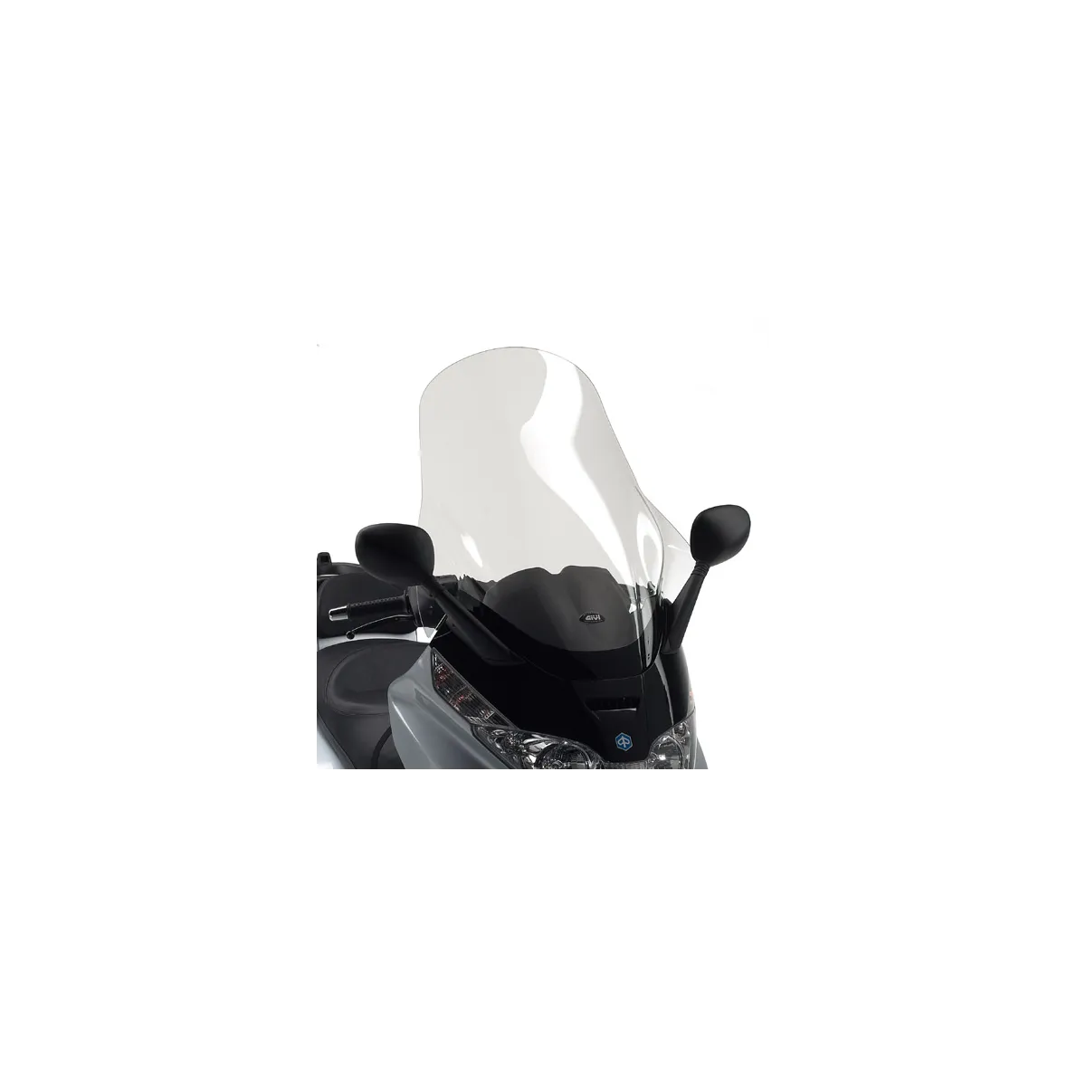 Bulle Givi Piaggio X8 125 - 150 - 200 - 250 - 400 2004 - 2010 X - Evo 125 - 250 - 400 2007 - 2011 - Incolore