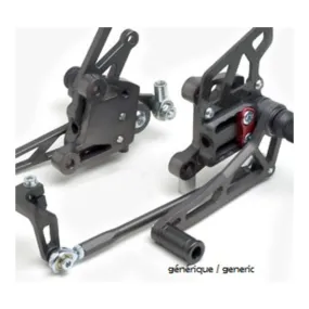 Commandes reculées LSL YZF R-1 1998-2001 Pilote
