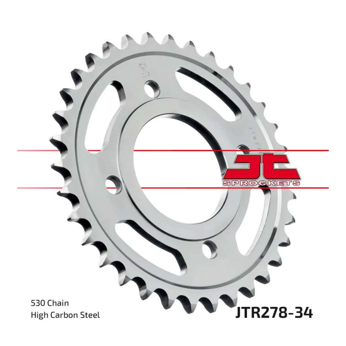 Couronne acier JT - Pas 530 - HONDA 350 / 360 / 400cc