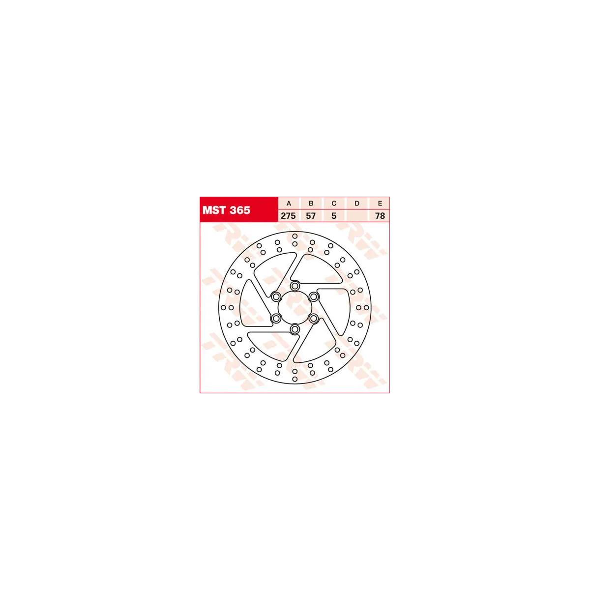 Disque de frein TRW diamètre 275 mm
