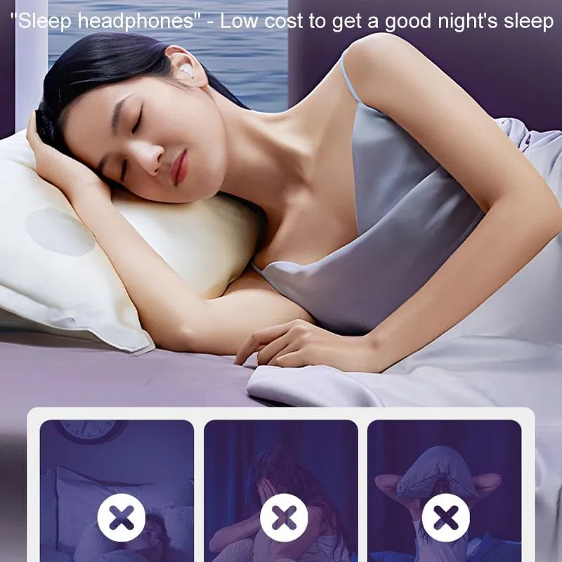Ecouteurs Bluetooth 5.3 Sans Fil Étanches Sport et Sommeil