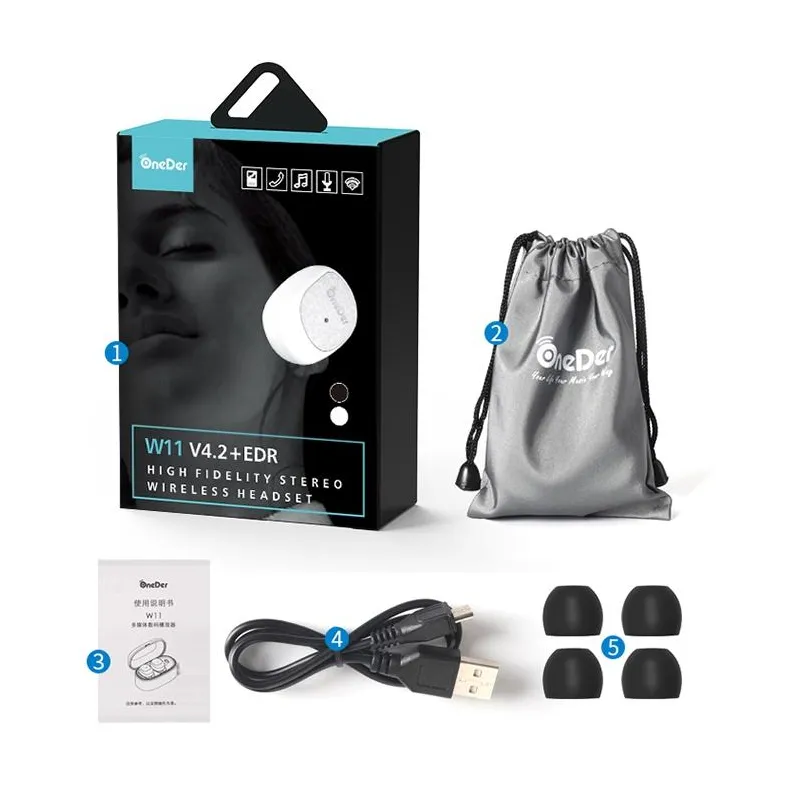 Ecouteurs Bluetooth Sans Fil Confort Haute Définition