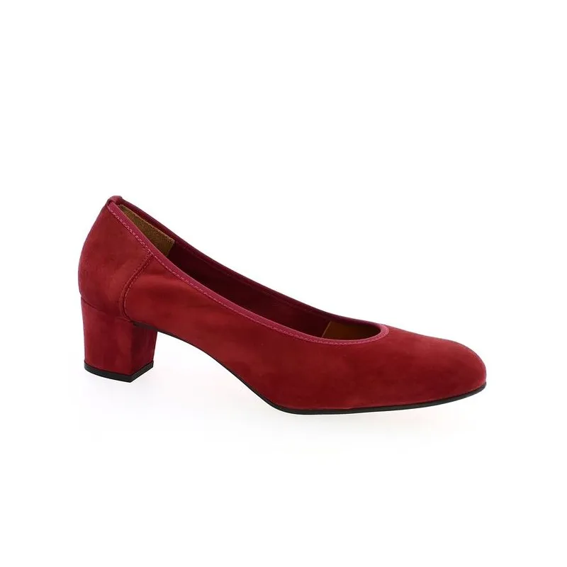 Escarpin petit talon bordeaux Jane