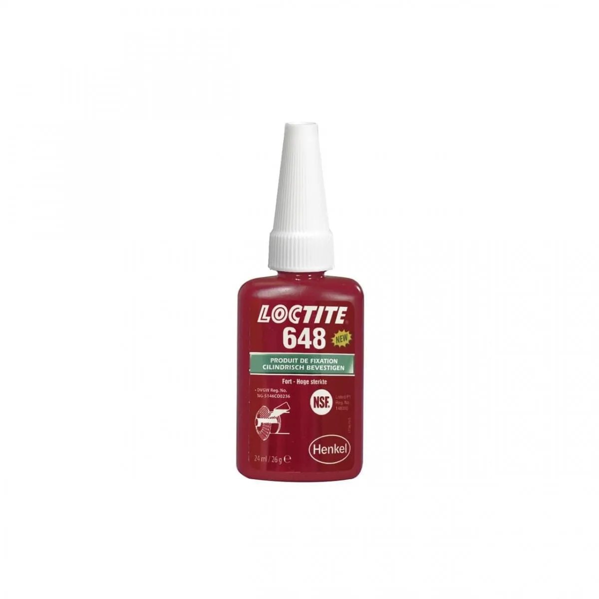 Fixation Des Emmanchements Loctite 648 Flacon 24ml - Produits entretien