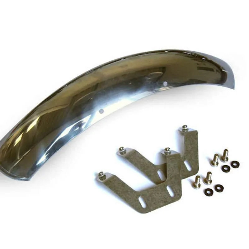 Garde boue avant LSL Clubman 18" Alu Kawasaki W650/800