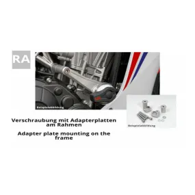 Kit de fixation Crash Pads LSL YZF-R6 2008-2015 avec platine de fixation