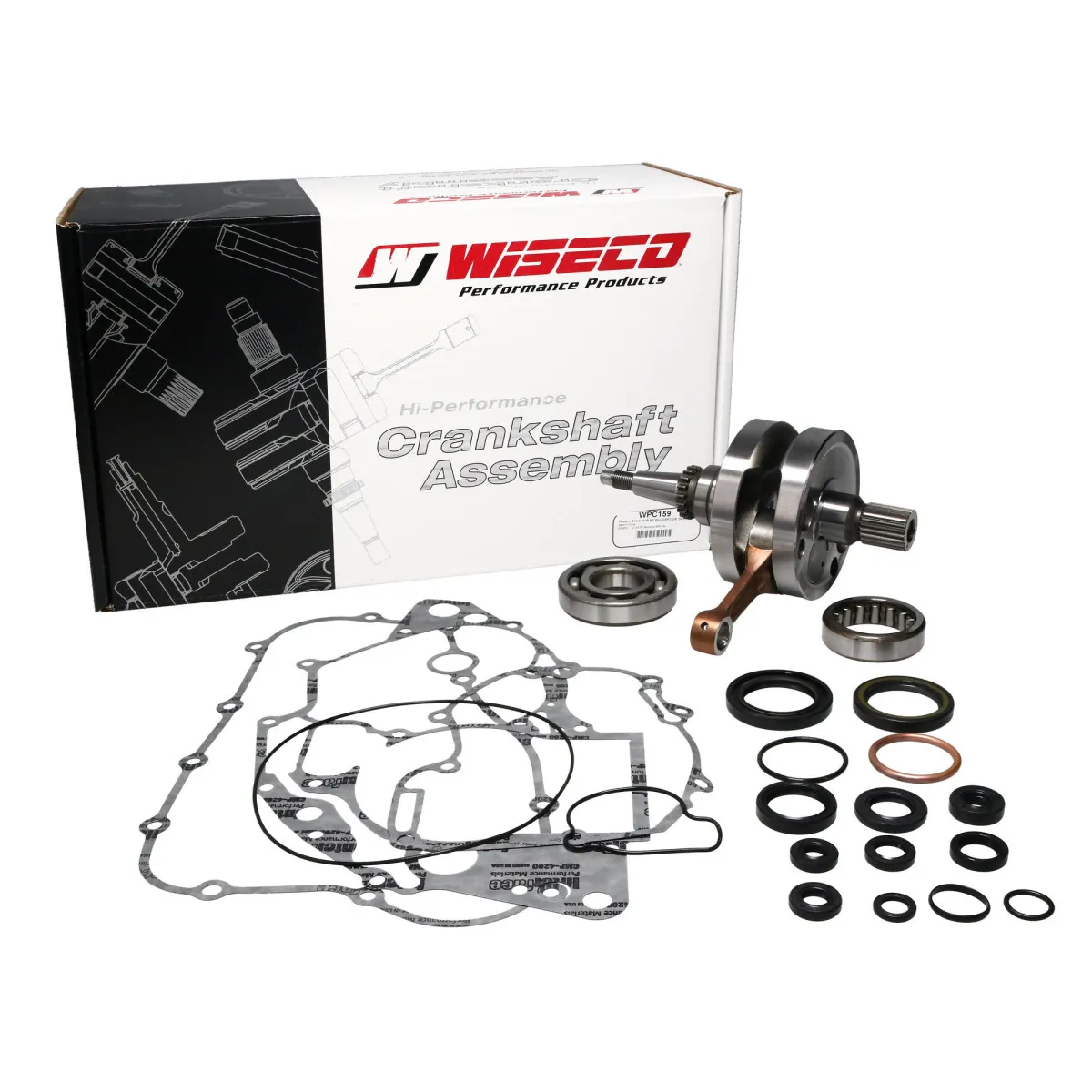 Kit vilebrequin + joints bas moteur WISECO - HONDA 125 CR 1990-2002