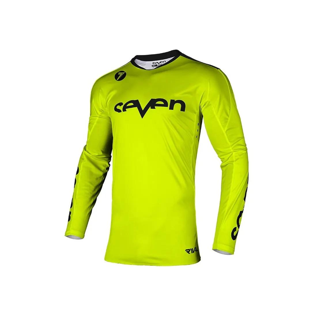 Maillot Seven mx Rival Staple jaune fluo