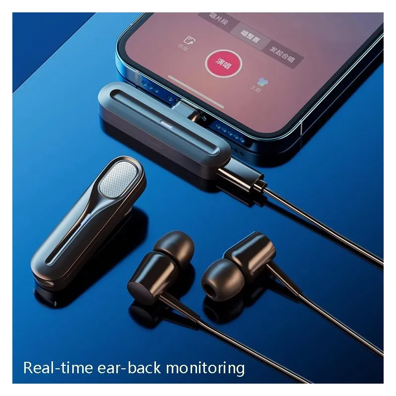Microphone Sans Fil 2.4G Pour Diffusion En Direct