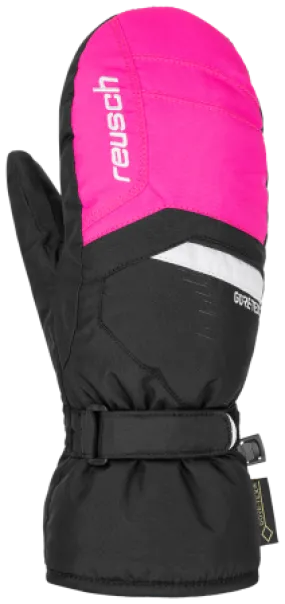 moufles reusch bolt gtx junior black pink gloss