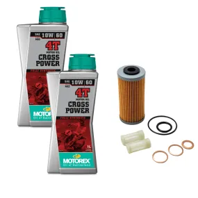 Pack vidange MOTOREX 10W60 pour Sherco 4 Temps 2012 à 2025