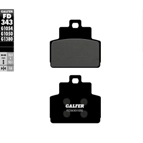 Plaquettes de frein GALFER - G1050SEMI METAL FD343