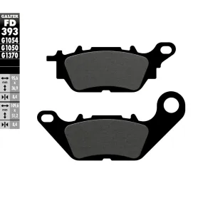 Plaquettes de frein GALFER - G1050SEMI METAL FD393