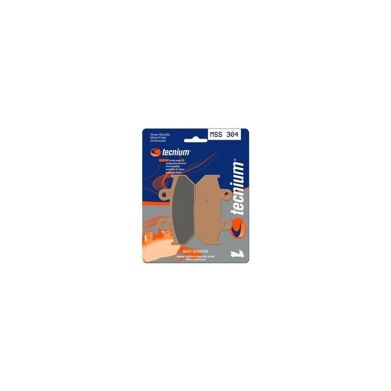 Plaquettes de frein TECNIUM Maxi Scooter métal fritté - MSS304