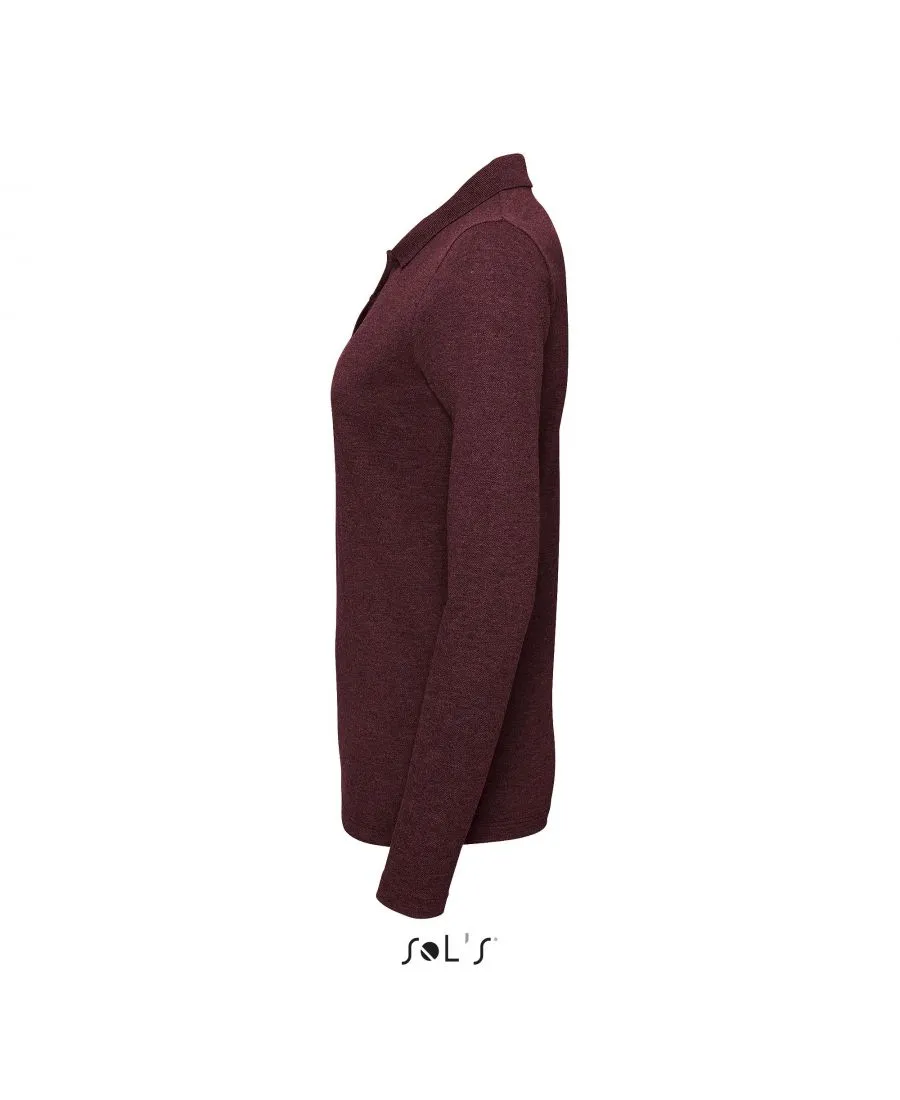 Polo Femme Manches Longues Personnalisé - 180g Sol's Perfect Lsl