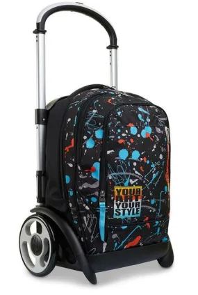 Seven Tyre Personal Art Sac À Dos Trolley 2 En 1 Noir - Achetez À Prix Outlet!