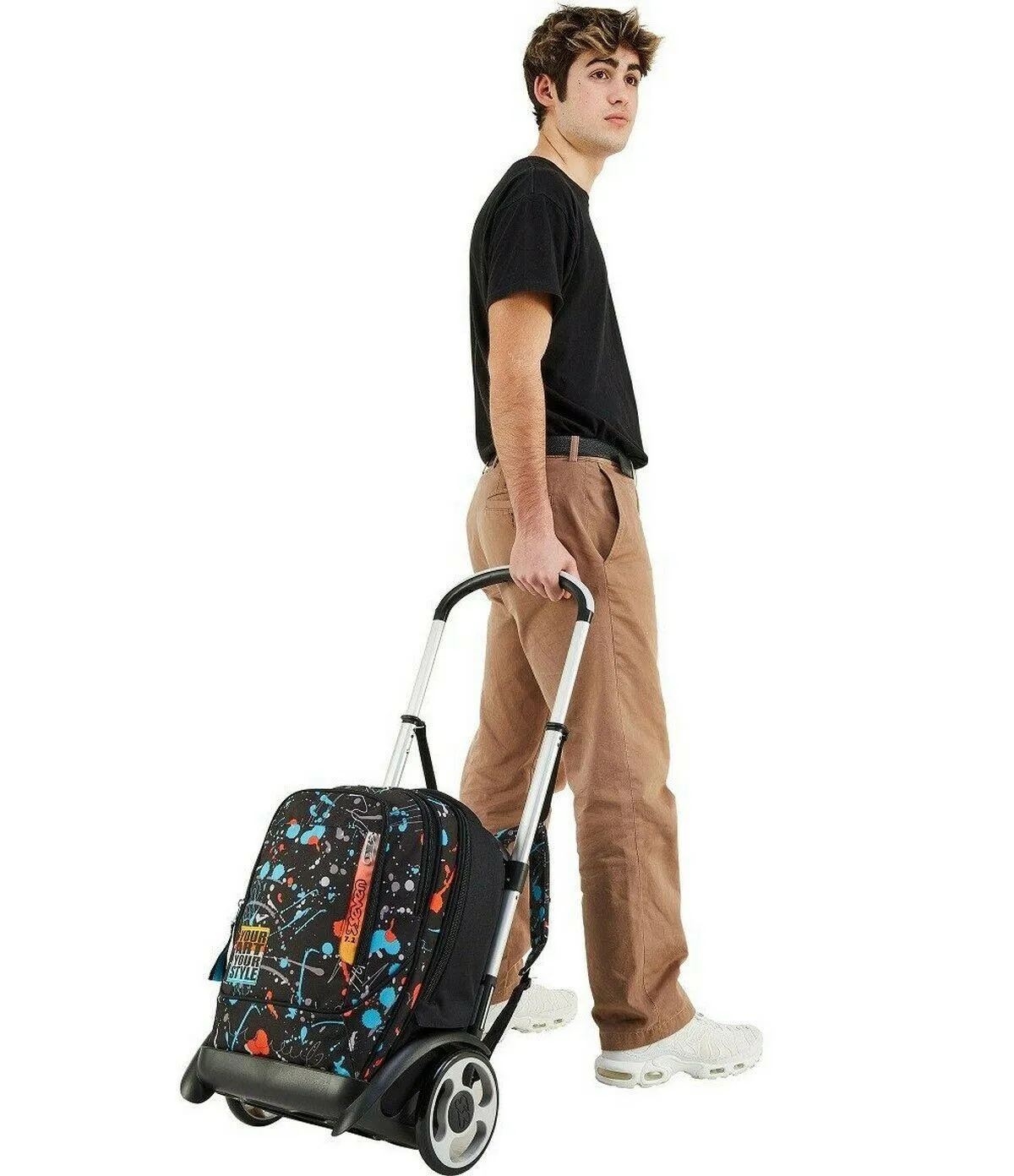 Seven Tyre Personal Art Sac À Dos Trolley 2 En 1 Noir - Achetez À Prix Outlet!