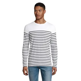 Sol's - Tee-shirt homme manches longues rayé MATELOT LSL MEN