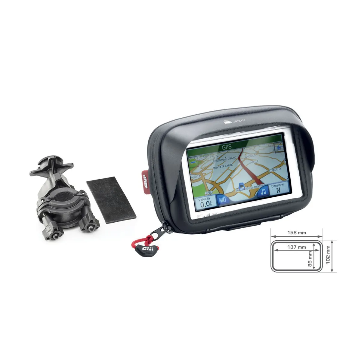 Support smartphone/GPS Givi S954B 16x10cm