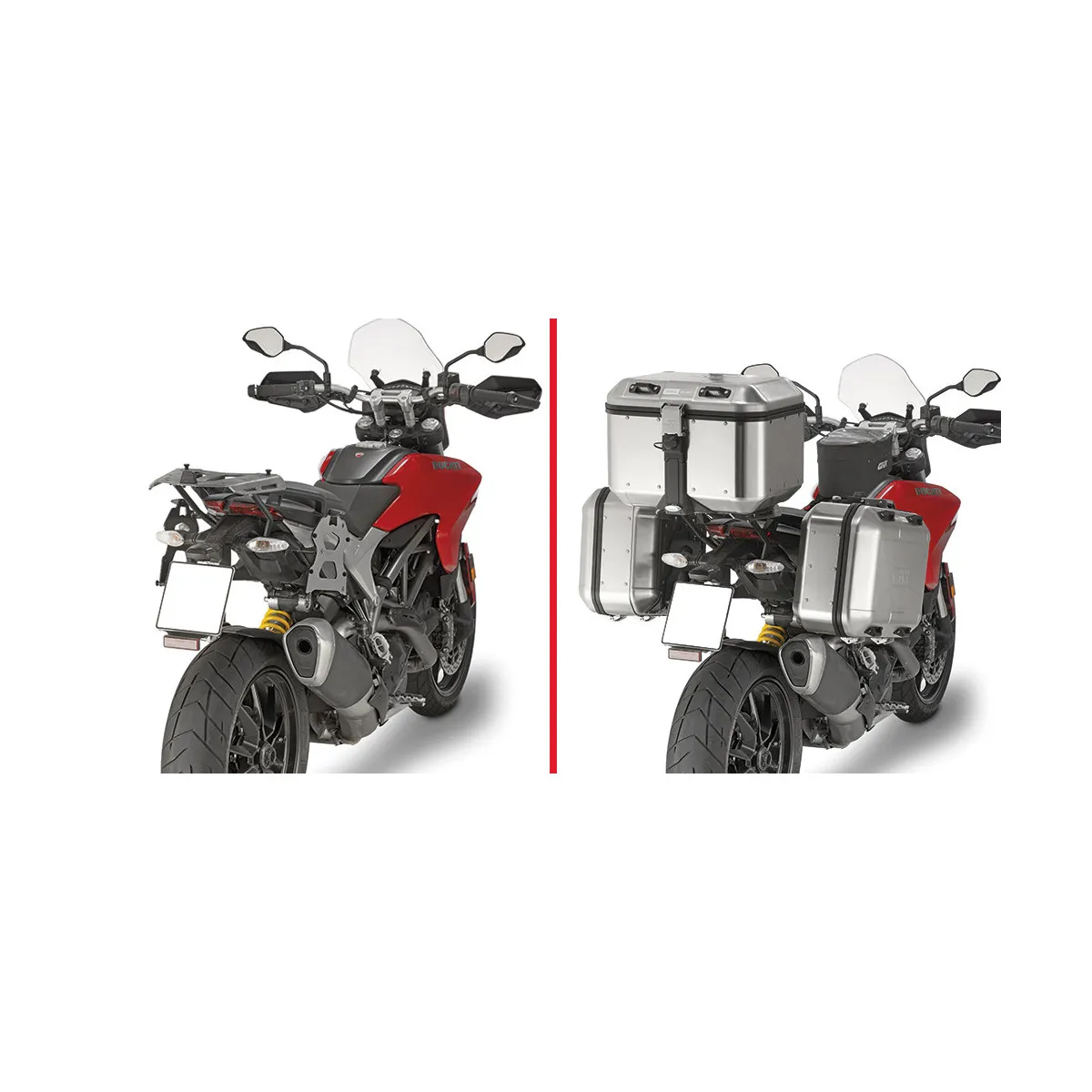 Supports valises Givi Monokey Ducati 939 Hyperstrada